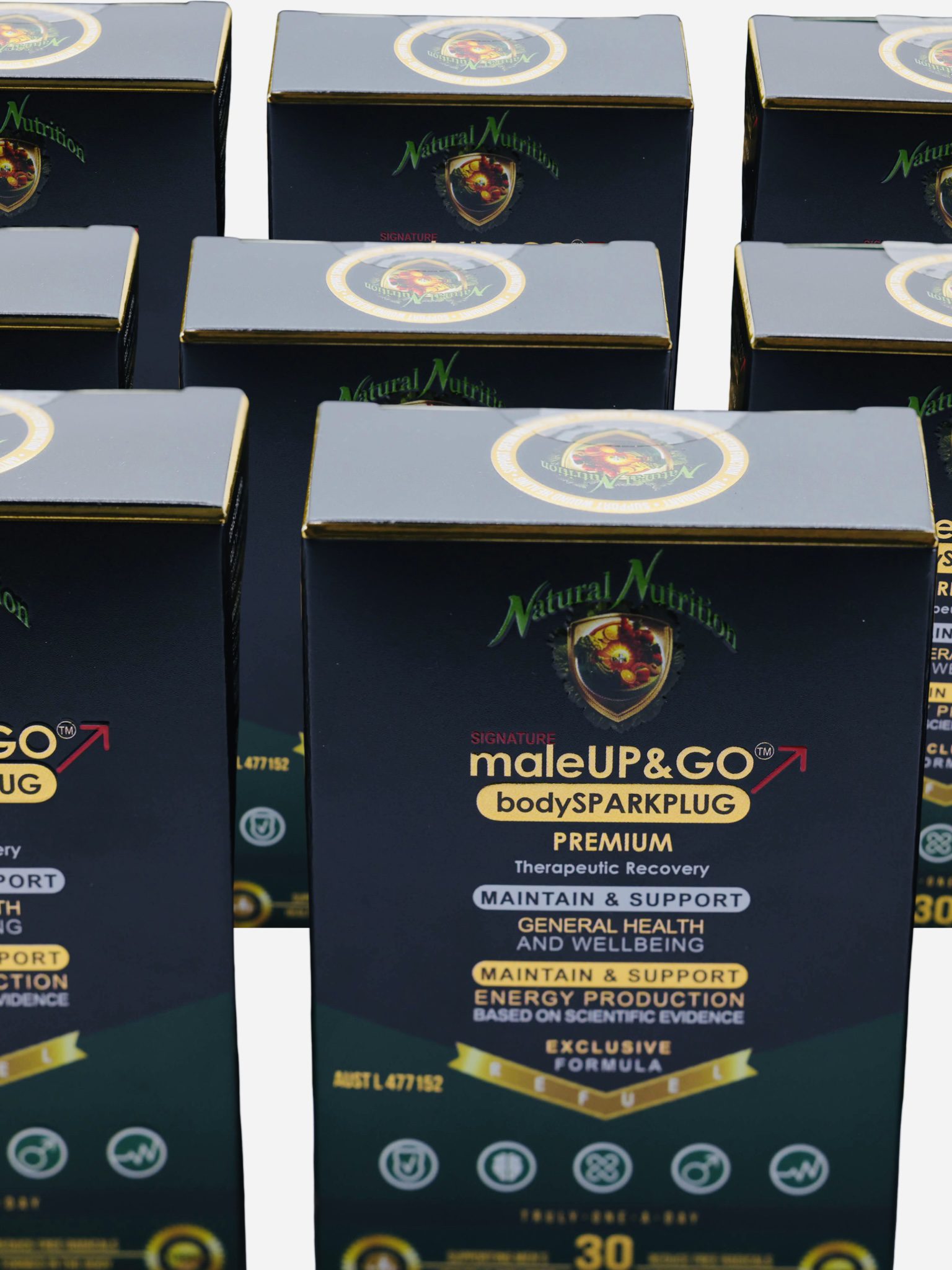 maleUP&GO bodySPARKPLUG (Value Pack 8 6-month supply)