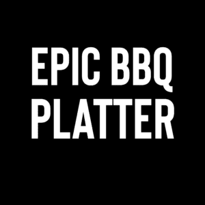 Epic BBQ Platter with Drink