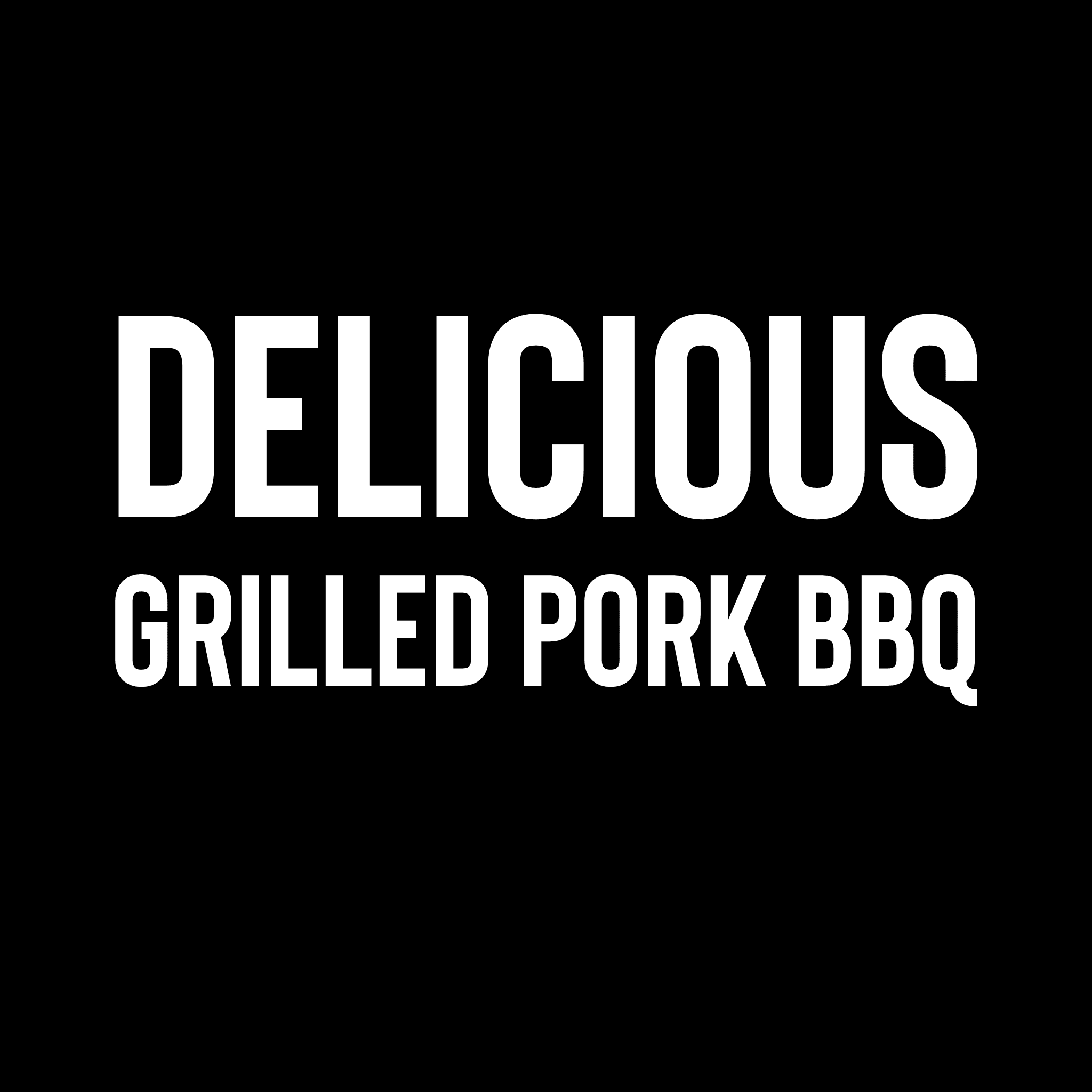 Delicious Grilled Pork BBQ
